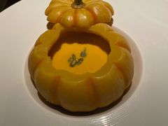 奶油苹果南瓜汤-橘洲1910花园江景西餐厅