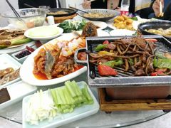茶树菇牛肉-普天和酒楼·新津菜·烤鸭(天津之眼店)