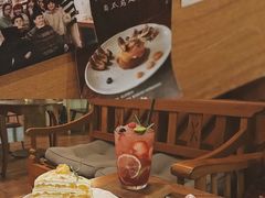 覆盆子青柠苏打-懒鱼时光馆(沙坪坝店)
