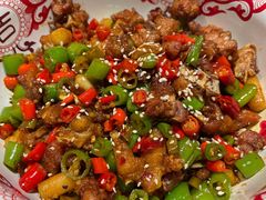 青椒炒鸡-六月雪干锅(绵阳王府井百货店)