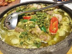 青椒莴笋肥牛-山泉公馆酒家(广州东站店)