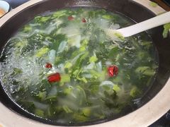 自家菜园小白菜汤-百花人家(清水田园店)
