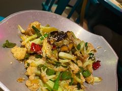 干锅丽水香菇花菜-探花·意境江南菜·唐伯虎文化体验店·松鼠桂鱼(观前店)