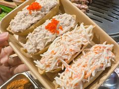 蟹肉和金枪鱼豆腐-姜虎东白丁烤肉(深圳湾后海汇店)