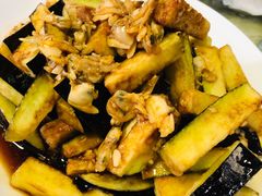 蛤蜊肉拌茄子-华春餐馆(鱼山路店)