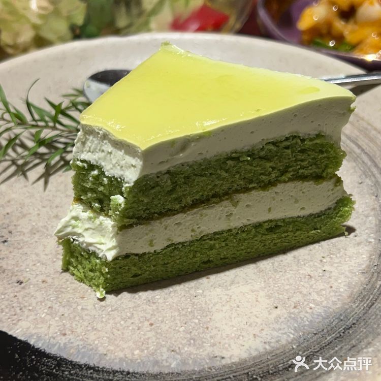 多少次来这家店就是为了这个抹茶蛋糕...