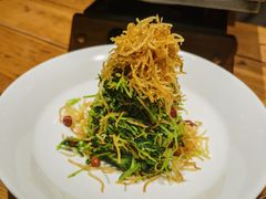 巧拌豆苗-四季民福烤鸭店(前门廊房二条店)