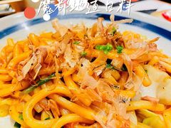 红烧肉炒乌冬-玄白·炭烤活鳗(上海首店)