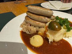 纽伦堡香肠配酸菜、土豆泥-兰特伯爵西餐厅·啤酒屋(方庄店)