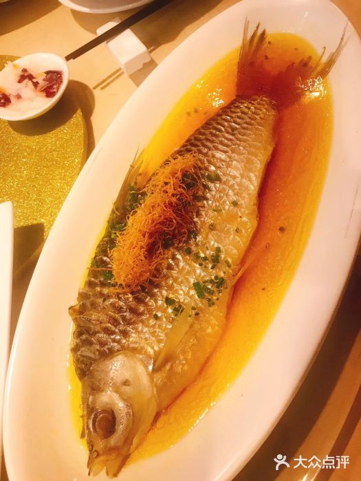 圆苑(兴国路店)姜茸酒酿花雕蒸苏丹鱼图片