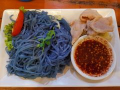 -蝶豆花蓝面条