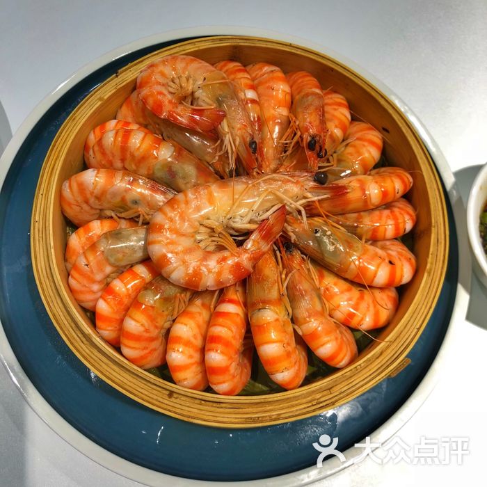 楼上海鲜火锅酒家白灼基围虾图片-北京火锅-大众点评网