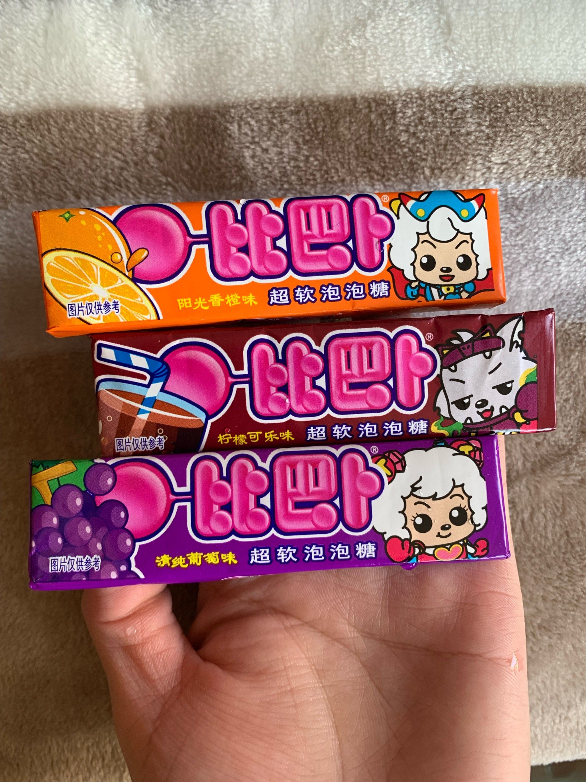 比巴卜泡泡糖 上学那会卖的最火的就是它了