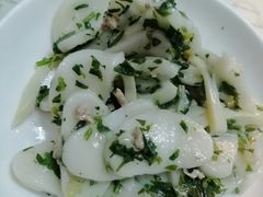 荠菜冬笋肉丝炒年糕-蘭心餐厅(进贤路店)