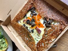 鸡蛋蘑菇熏肉荞麦可丽饼-RAC BAR(安福路店)