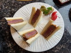 老干杯澳洲和牛菲力炸牛排三明治-老乾杯和牛烧肉(王府中环店)