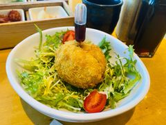 酥炸猪肉裹温泉蛋-胜博殿日式炸猪排(西红门店)