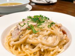 奶油蘑菇烟肉意大利面-Bistro 63 创意融合料理(广粤天地店)