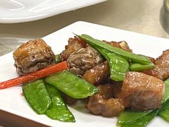 荷兰豆小蘑菇-宜兴隆家宴·私房菜(泰安华庭店)