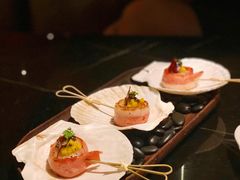 鱼籽酱雪白带子串-wann lounge 低温慢煮牛排·清吧