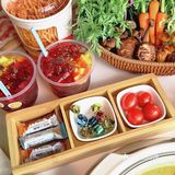 猪肚鸡汤烫野菜｜一口“栽”进春天里