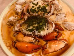 葱油芙蓉蛋蒸蟹-避风塘(宝山万达店)