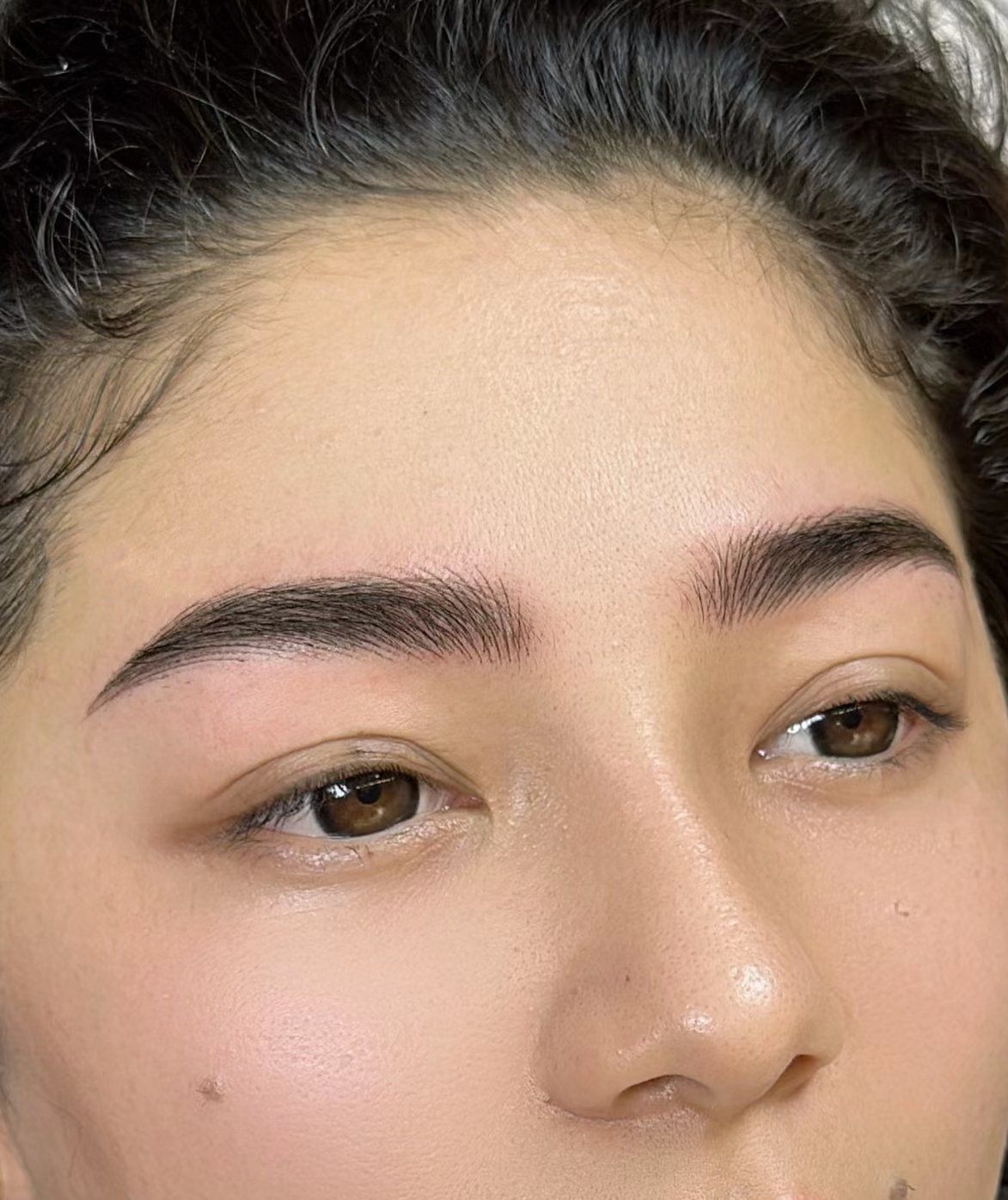 不画眉毛也能很有气质!欧美妆感纹眉北京染眉