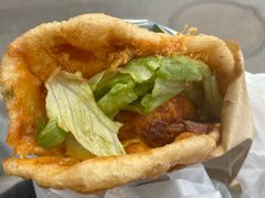 -小红车炸蛋葱油饼