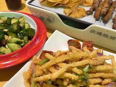 干煸藕条-庆峰龙虾烧烤(合肥一店)