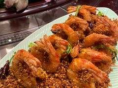 金蒜香酥大花虾-杭州明豪voco酒店·明轩阁中餐厅