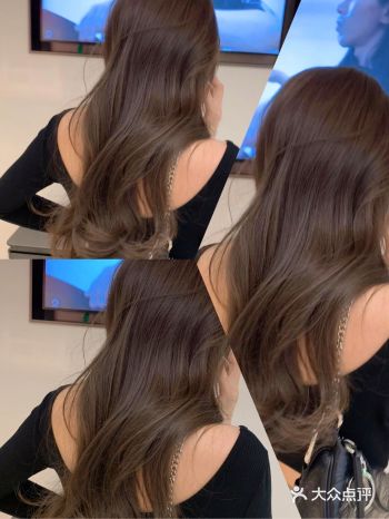 黄黑皮太适合这个发色啦！不用漂巨显白