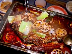 精选莲藕片-探鱼·鲜青椒爽麻烤鱼(番禺万达店)