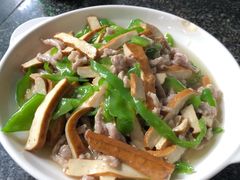 青椒肉丝炒豆干-莹珠阁·私房菜