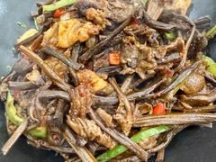干锅茶树菇-北大地皖峰饭馆
