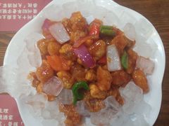 香菠咕噜肉-鹤睦鱼生·啫啫煲·海鲜(保利百合店)