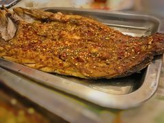 烤明太鱼-老猎户炭火锅羊汤(万达店)