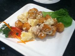 菠萝油条虾-鹿港小镇(黄金店)
