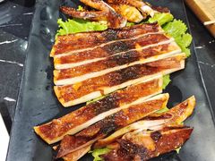 铁板烤鱿鱼-安东海鲜烧烤大排档(普兰店区店)