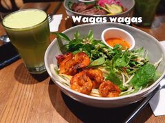 泰式大虾泰碗配辣味青柠水-Wagas沃歌斯(合生汇店)