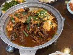 -东来菜馆•手抓海鲜家常菜•海鲜锅贴(鸽子窝店)