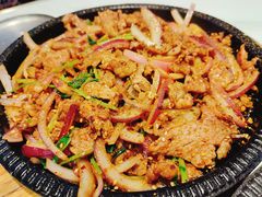 -味之朝·烤盘牛肉·松兰拌饭