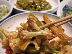 小炒花菜-廖师傅大蒜炒腊肉(袁家岭店)