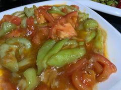 丝瓜炒西红柿-我家私房菜(桥西分店)