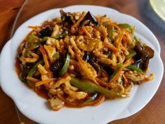 鱼香肉丝-俺家菜馆(百里峡店)