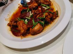 牛肝菌炒极品牛肉粒-皇朝会.经典传统粤菜(外滩店)