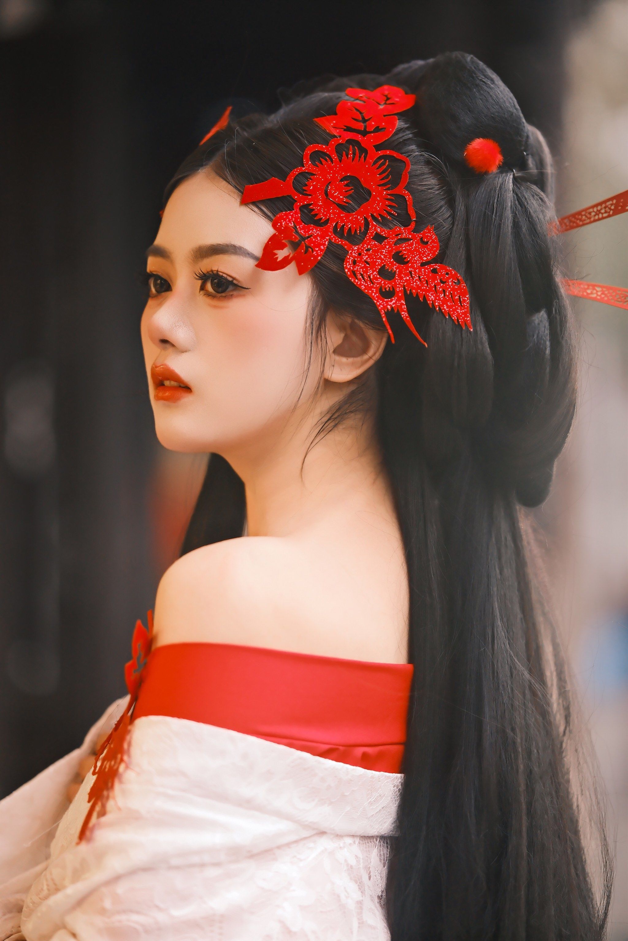 古风美女红衣梦