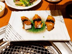 芒果鹅肝寿司-赤坂亭·M9和牛烧肉·铁板烧·日料398放题(长泰广场店)