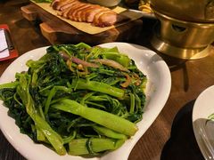 马拉盏炒通菜-大头虾越式风味餐厅(光明广场店)