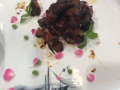 百灵菇牛肉粒-汤记传菜(浦江店)