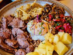 烤猪颈肉佐菠萝紫苏叶-Blac+Blac(中海环宇荟店)